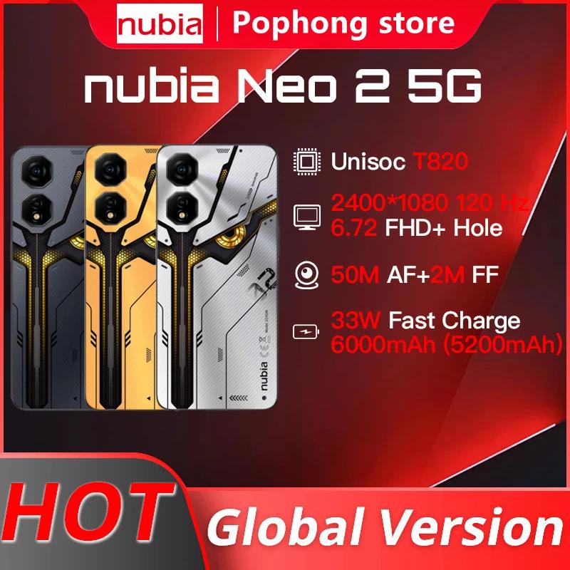 ۷ι  Nubia Neo 2 5G ޴, 6000mAh Unisoc T820 6.72 FHD + Ȧ 120Hz 50M NFC